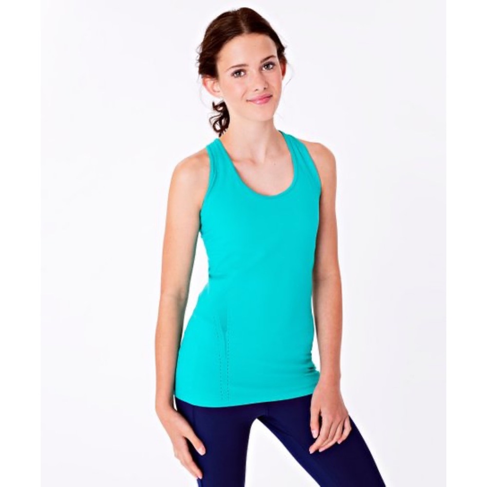 Ivivva by Lululemon Warp to the Future Tank White